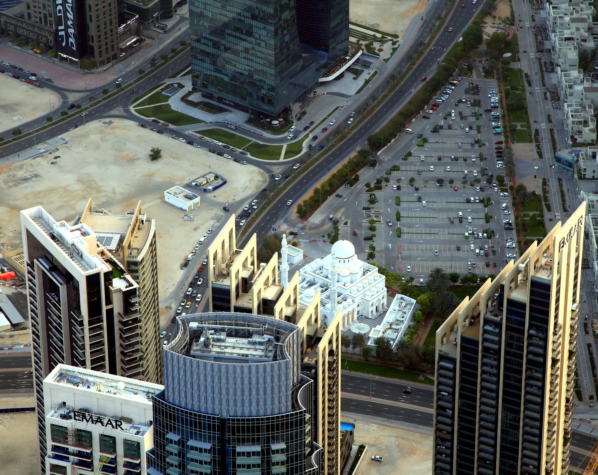 Дубай с птичьего полёта