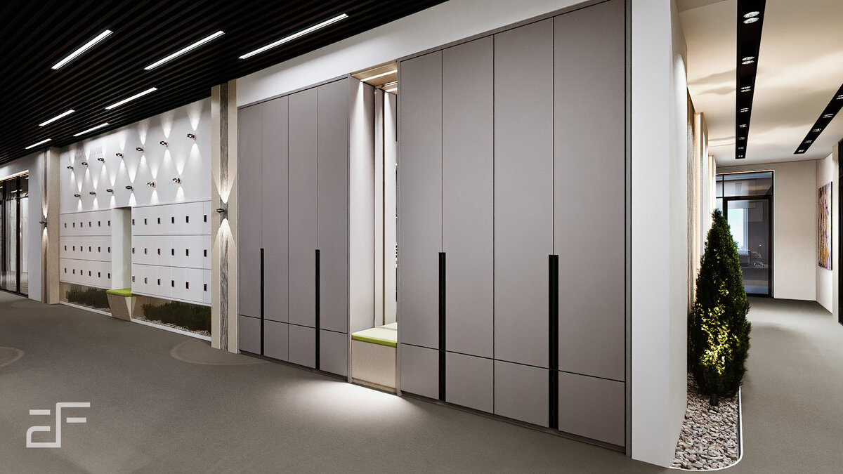 Дизайн интерьера офиса open-space
