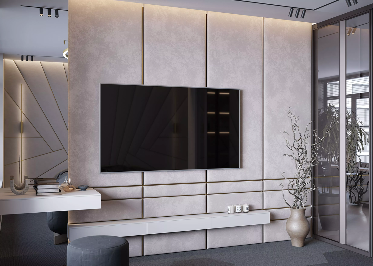 Мягкие панели в спальню (арт. 074)