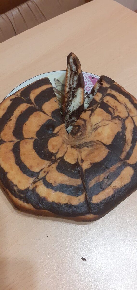Мамин пирог с кэробом.