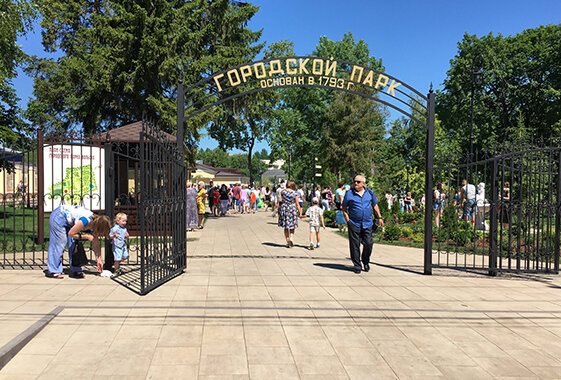Парк вольск городской фото