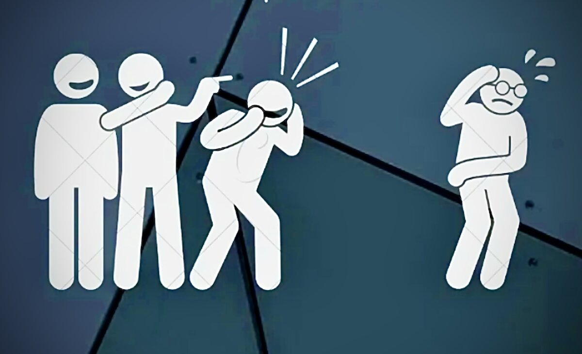 Типичная сцена буллинга. Источник фото - Яндекс картинки.