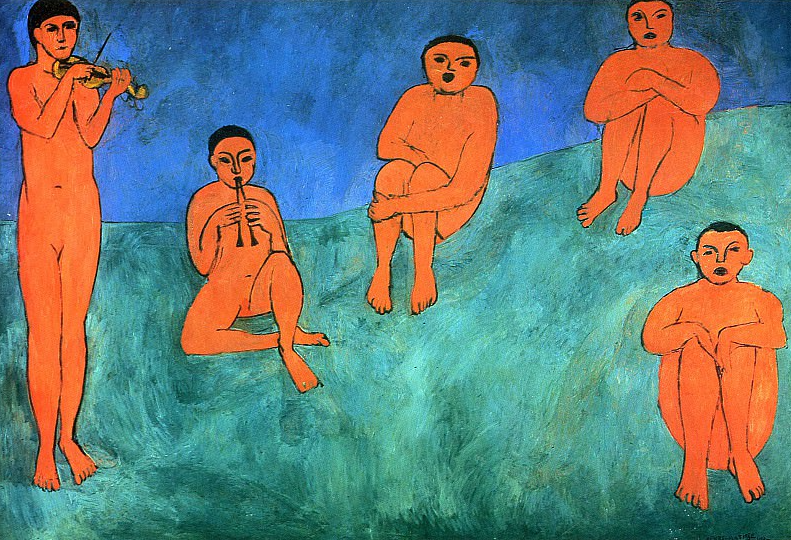"Музыка" Анри Матисс, 1910 год.