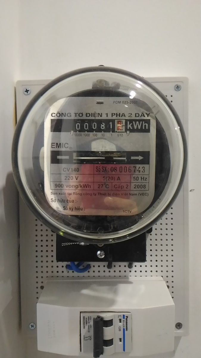             Вьетнамский счетчик электричества