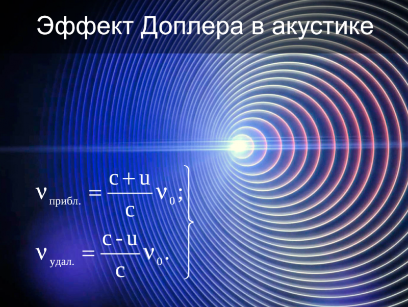 Эффект доплера презентация астрономия