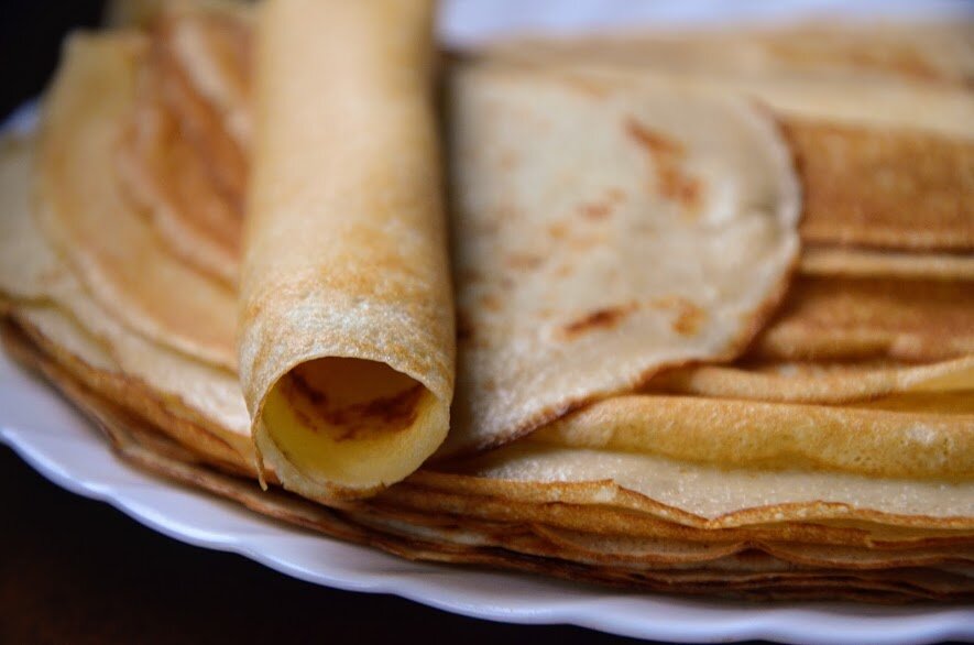 Рецепт: Тонкие блины. Как приготовить Тонкие блины?