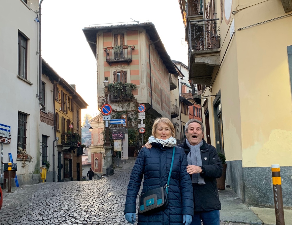 Мы с мужем на прогулке