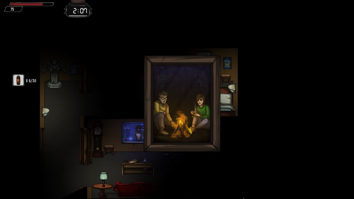 Помимо поисков признаков сна и сражений, герой также может ознакомиться с подробностями жизни бывших обитателей особняка. Информация также часто создается случайной генерацией