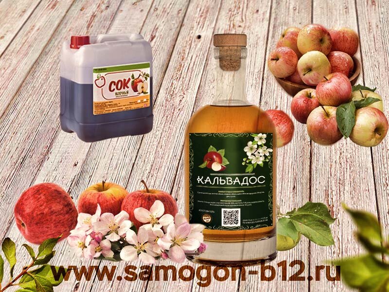 Как сделать кальвадос без яблок и груш - картинка от Самогонъ-Б12 ©