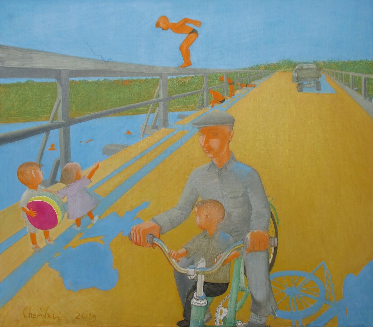 Чемакин Александр. Вовка ныряет