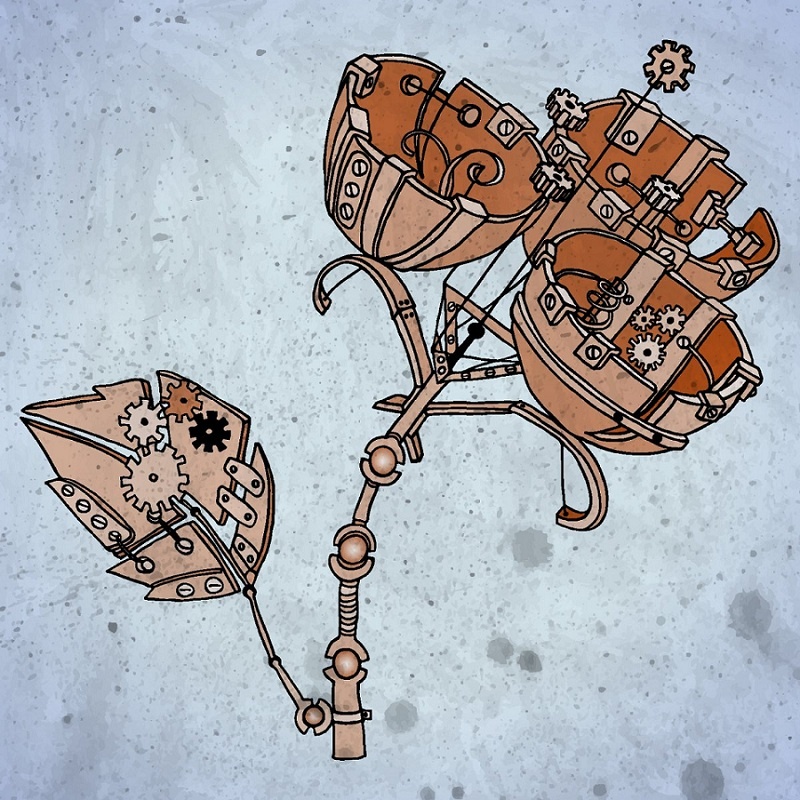 Робот - цветок