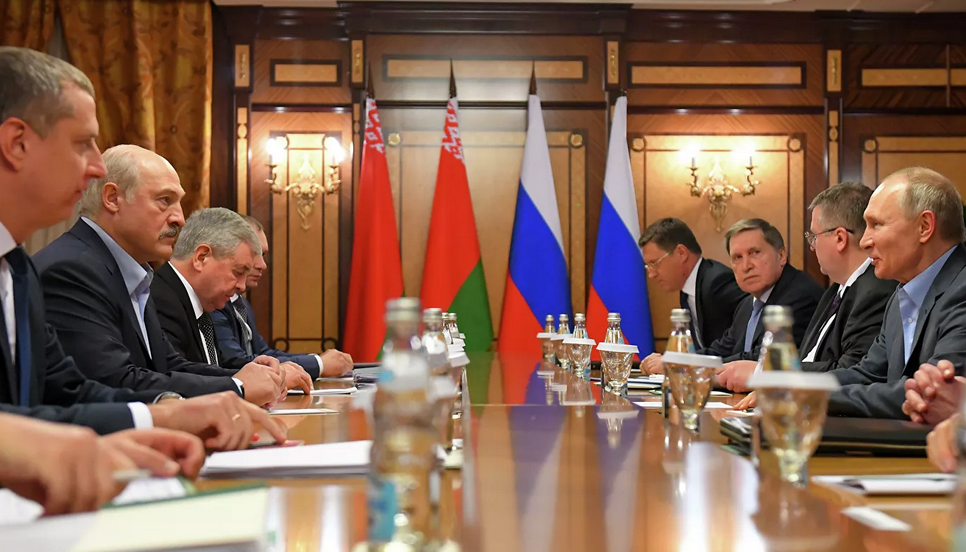 Встреча Путина и Лукашенко