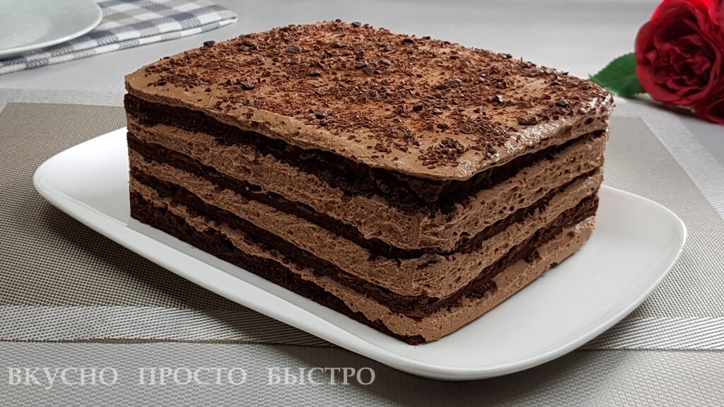 Пошаговый рецепт, как просто приготовить Шоколадный крем без яиц и молочных продуктов. Крем получается очень вкусным, нежным, лёгким, воздушным, в меру сладким.-15