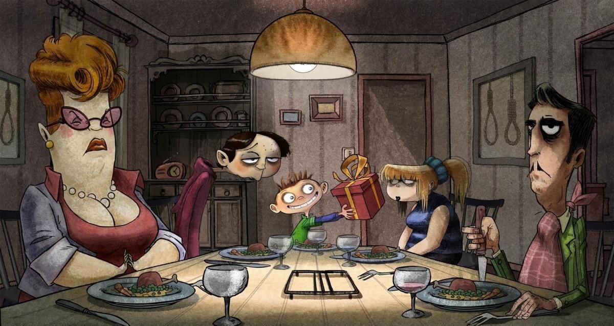 Постер к мультфильму Магазинчик самоубийств/Le magasin des suicides