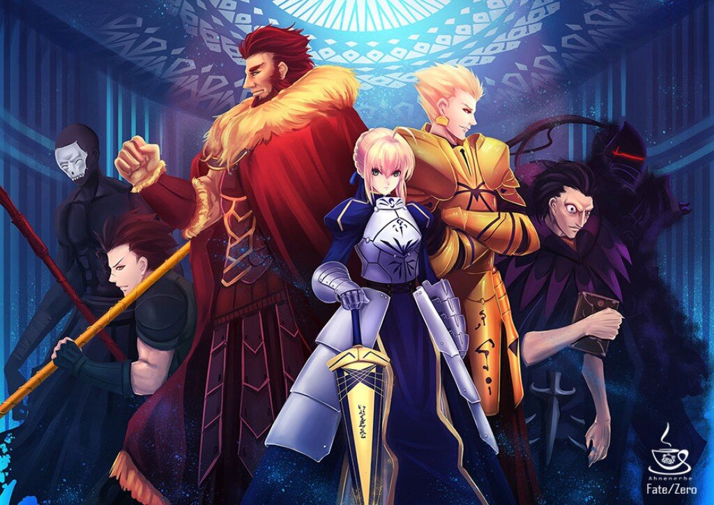 Слуги из Fate/Zero.  Изображение взято из свободного доступа.