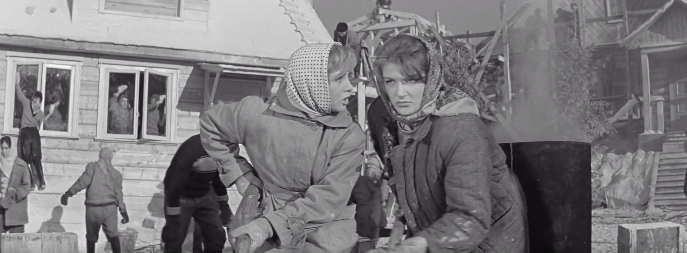 кадр из фильма «Девчата» 1961