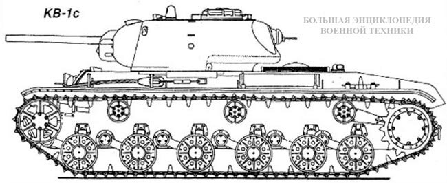Танк КВ-1с