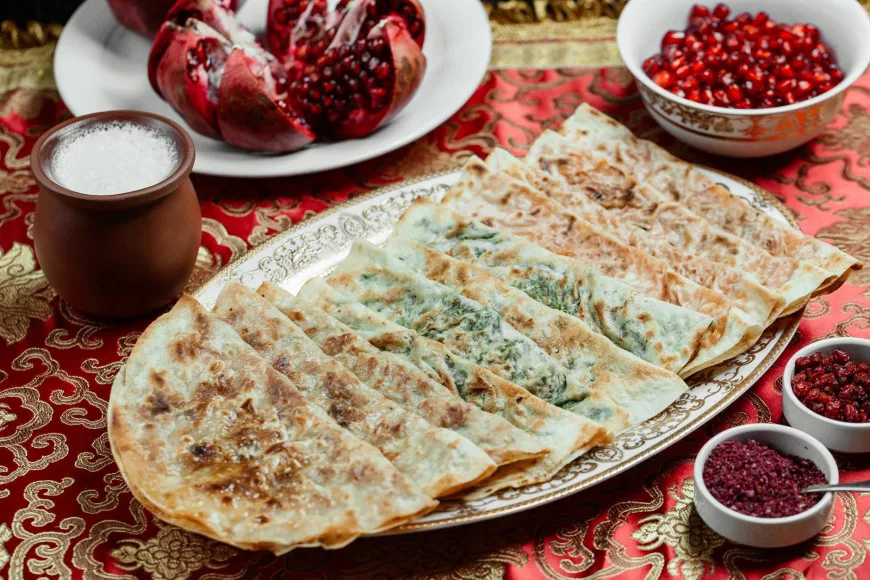 Азербайджанские лепешки кутабы