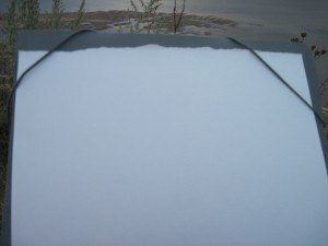 Шаг 2. Чистый белый лист. 