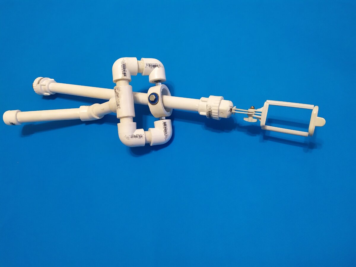 Самодельный легкий стэдикам из ПВХ труб. 