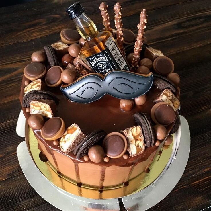 Торт для парня на день рождения.