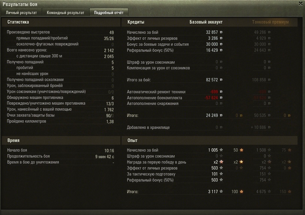 Скриншот игры World of Tanks