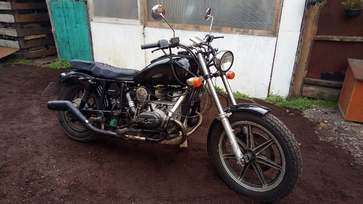 Мой первый мотоцикл, который я собрал сам