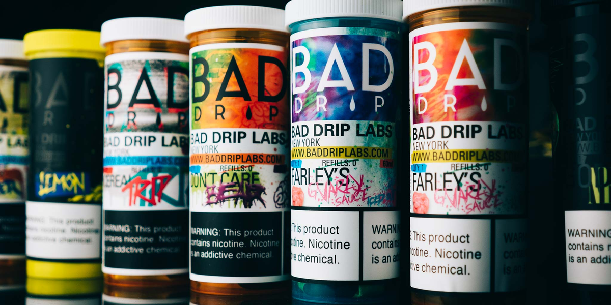 Bad Drip - легендарная жидкость, созданная для самых плохих девочек и самых плохих мальчиков. Жидкость поставляется в упаковках на манер больничных пилюль.