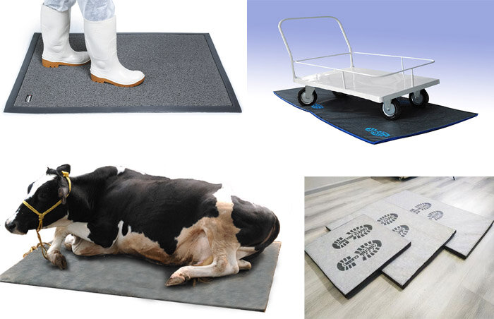 Применение дезинфекционных ковриков