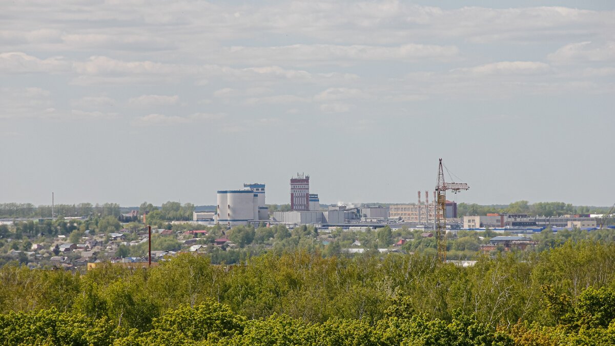 Вид в сторону района Мясново. Фото автора канала, май 2014 года.