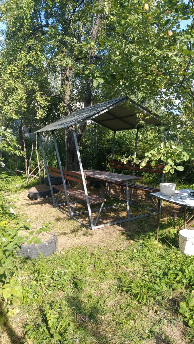 Фото беседки летом