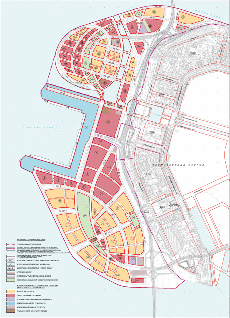 Намывные территории санкт петербурга карта