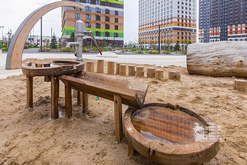 Детская игровая зона в ЖК Люблинский парк (ПИК)