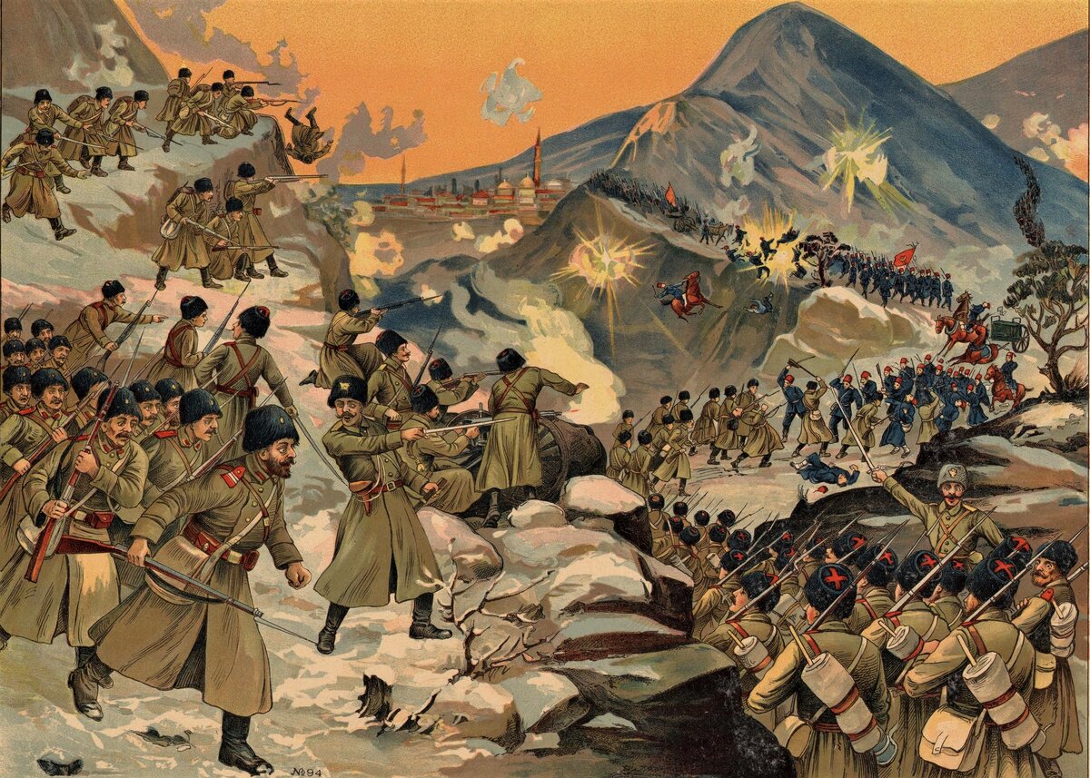 Сарыкамыш 1914 карта