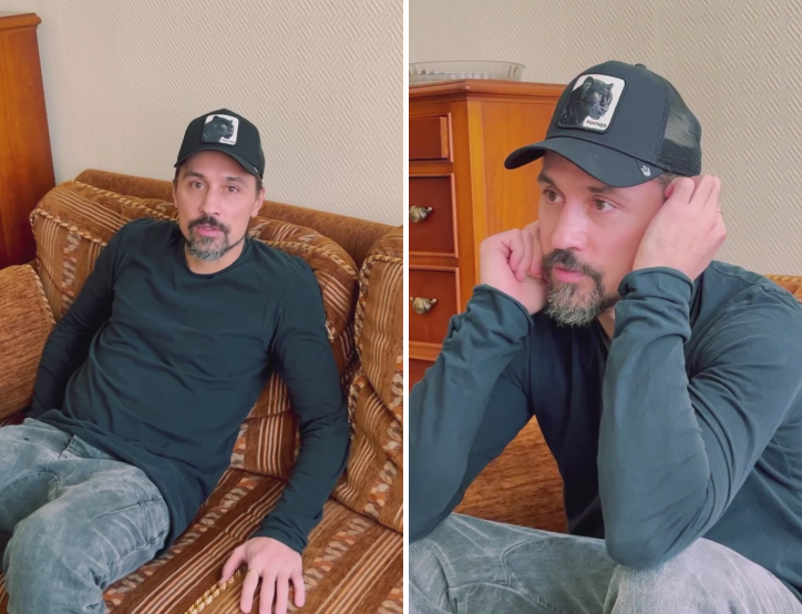 Таким Дима Билан предстал на видео. Источник: скриншот @bilanofficial