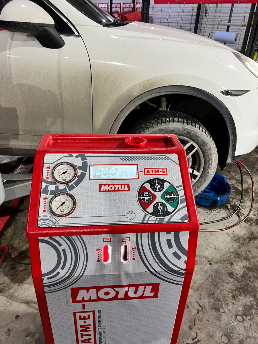 Полная аппаратная замена масла в АКПП Porsche Cayenne 958 Aisin 0c8 ...