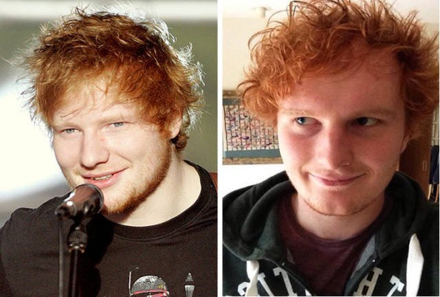 Практически идентичный близнец Эда Ширана