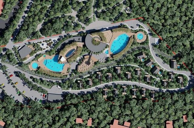    Так выглядит дизайн будущего термального комплекса. Фото: пресс-служба администрации Железноводска