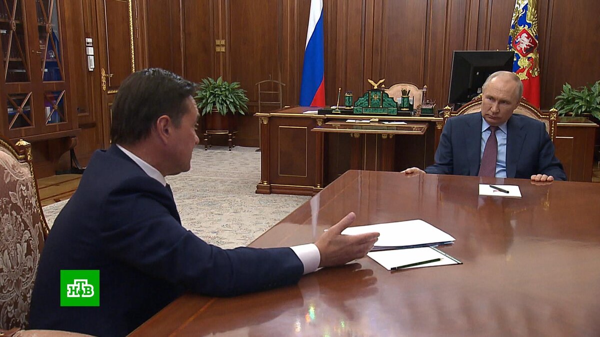    Путин обсудил с губернатором Подмосковья рекультивацию мусорных полигонов