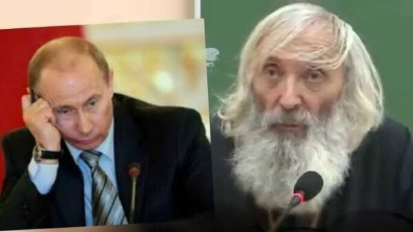 Президент Владимир Путин и священник Евгений Соколов