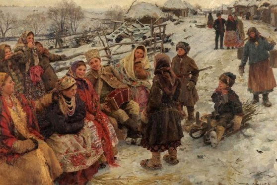 Сычков Федот Васильевич (1870-1958). Свободное время. Холст, масло.