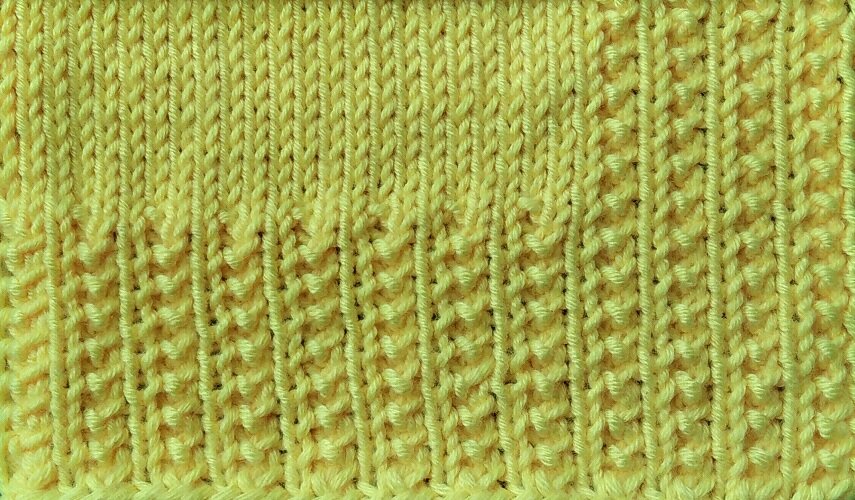 Лицевая сторона узора