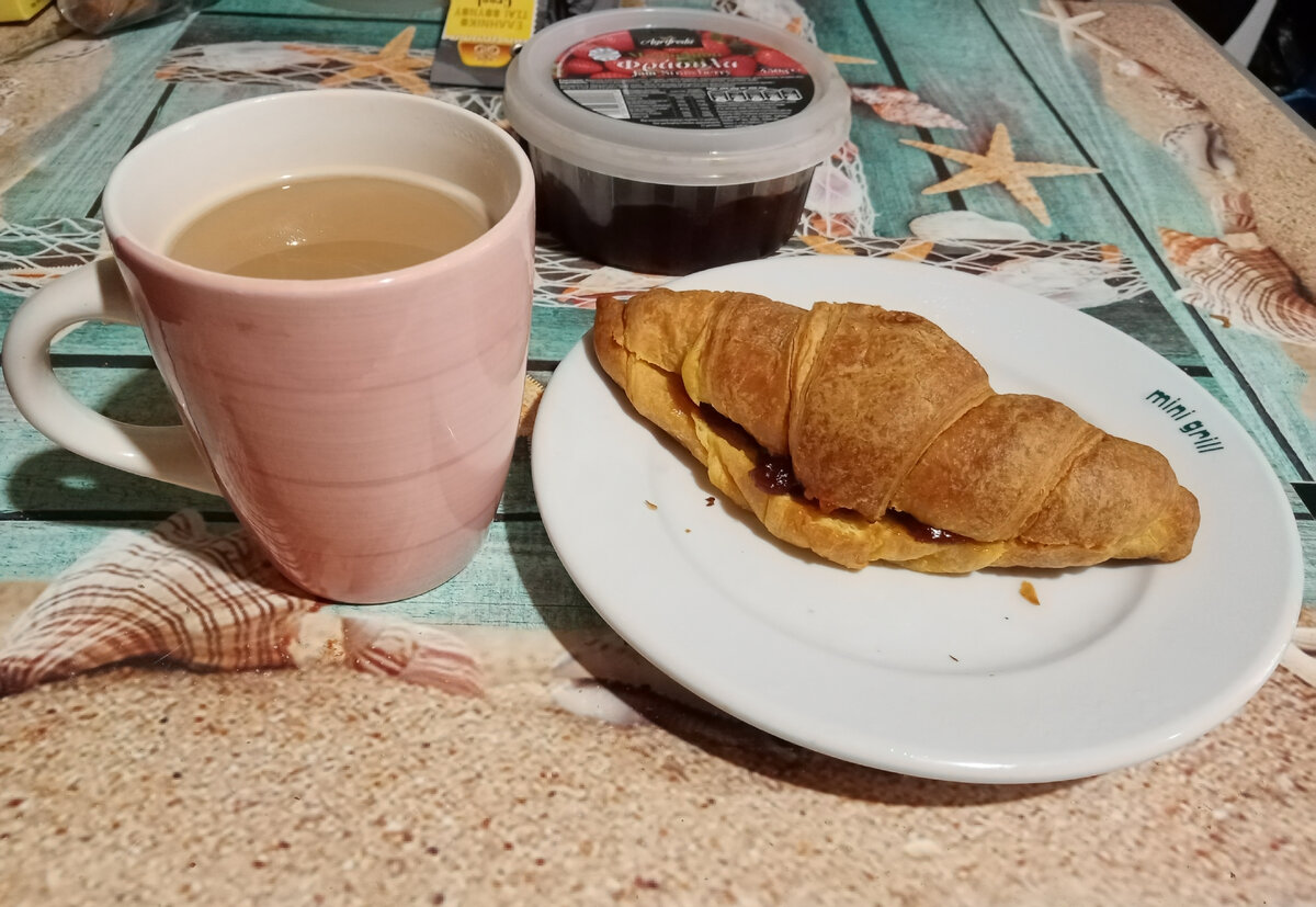 Мой кофе с круассаном (все фото автора) 
