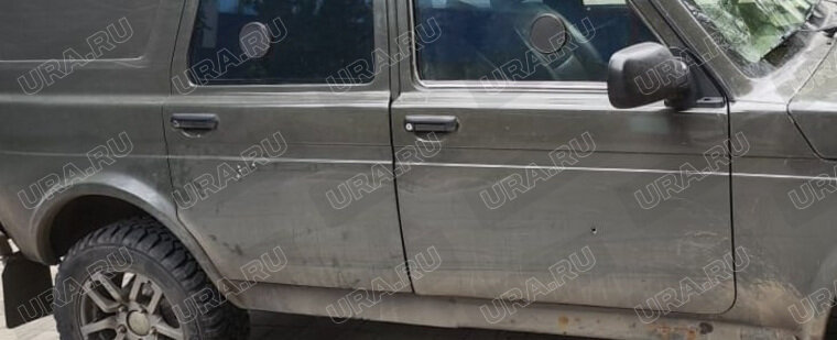    Бронированная «Нива» защитила водителя и пассажира во время покушения