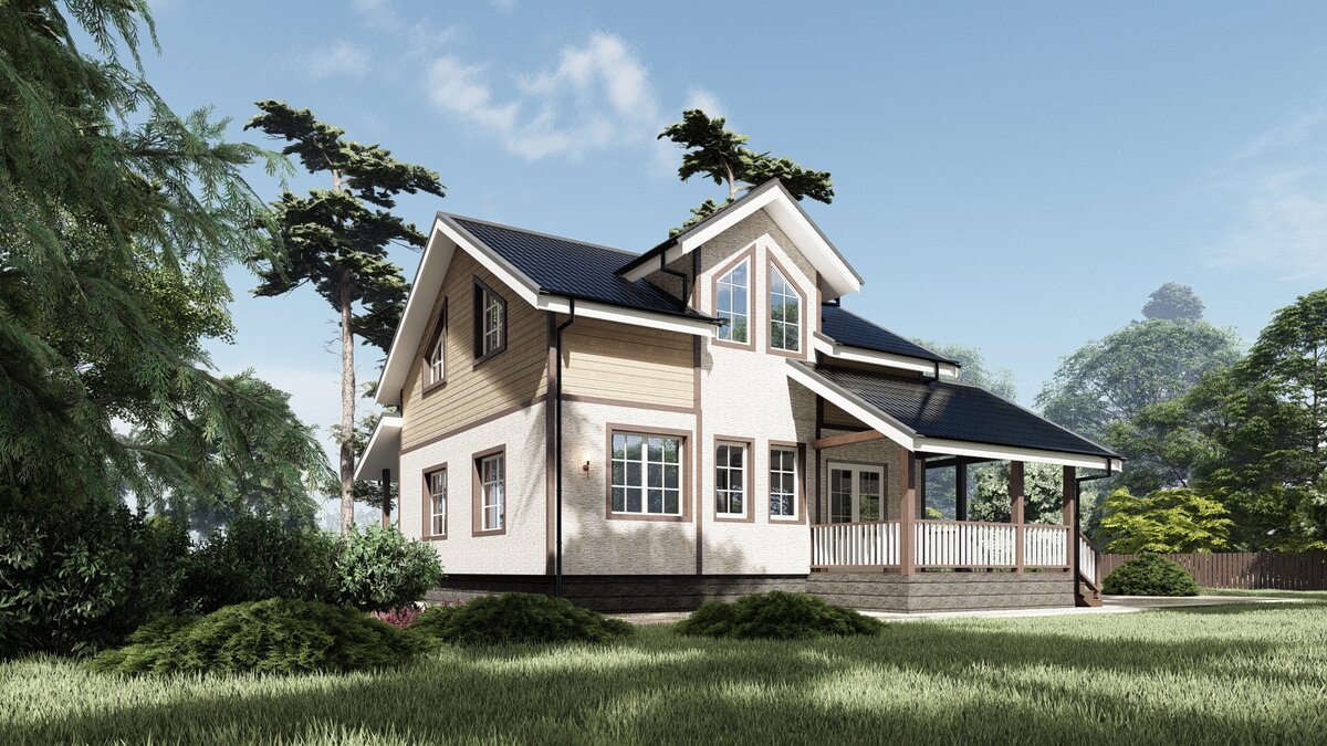 Каркасный дом от Города домов