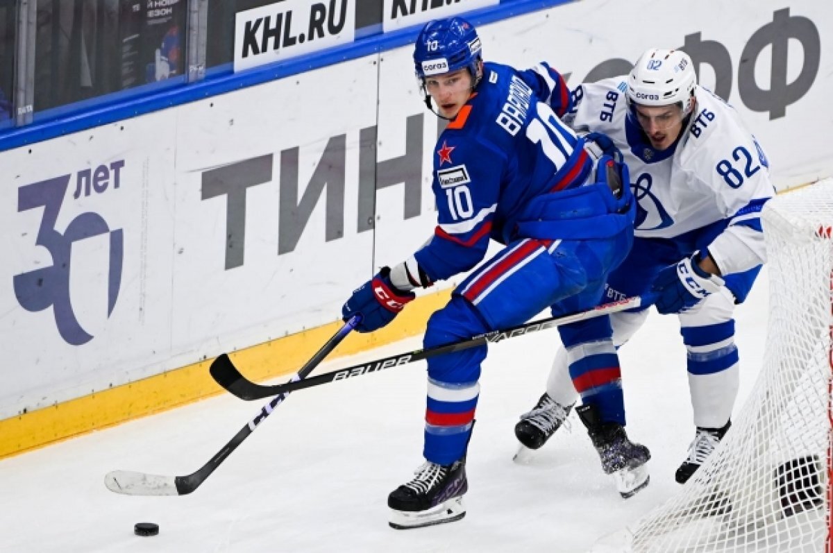    Петербургский СКА проиграл четвёртый раз подряд, уступив москвичам