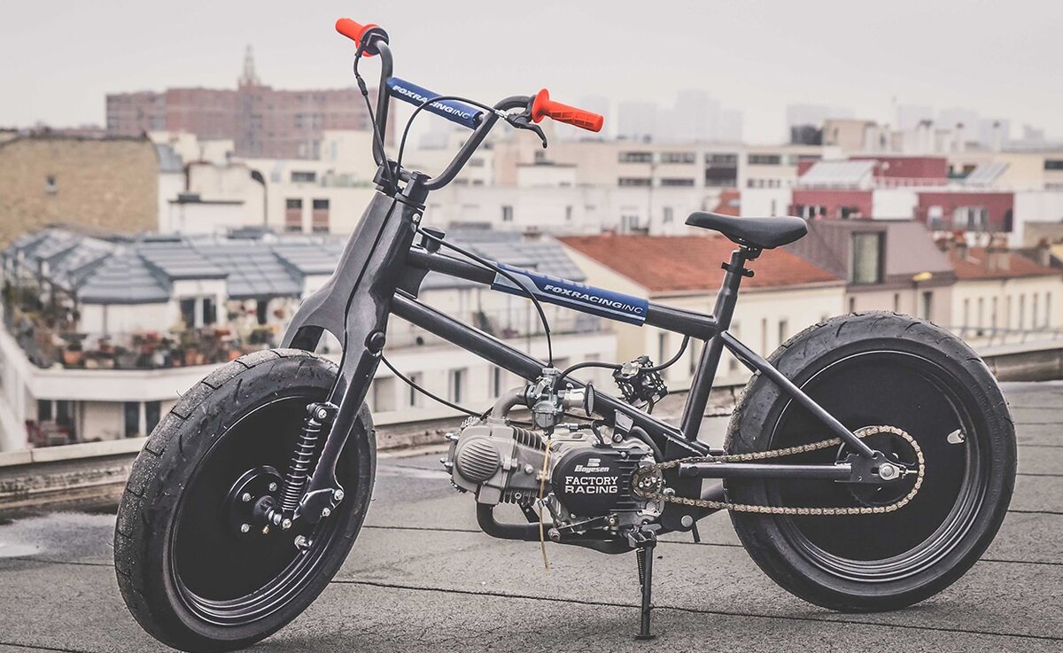 Гибрид Honda Cub и BMX | MotoTeamRussia | Дзен