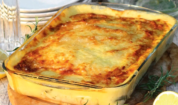 Картофельное пюре запеченное в духовке с румяной корочкой