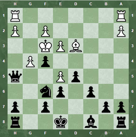 Интересная шахматная головоломка, мат всего в 1 ход (головоломка 26)