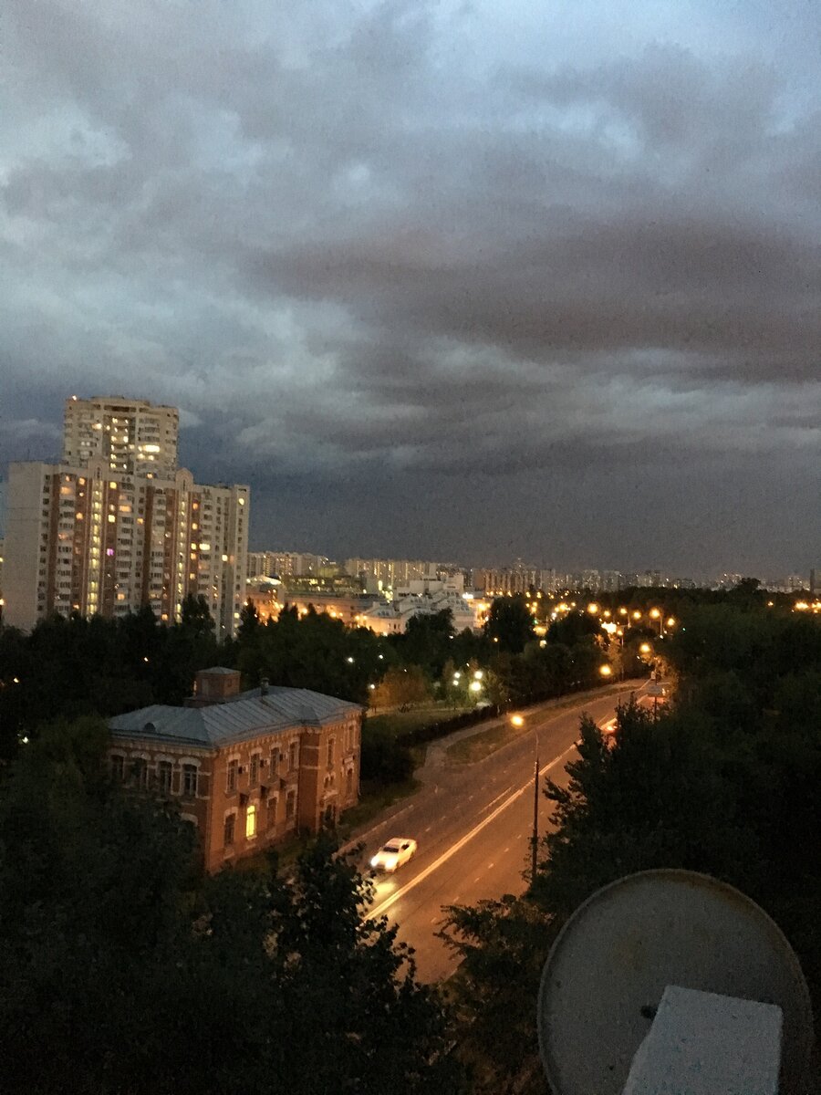 москва районы ночью